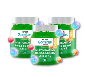 Gomitas Sottcor Multivitaminas para adulto